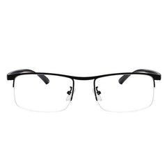Men's Half Frame Presbyopic Hyperopia Glasses + Case