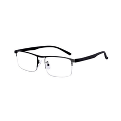 Men's Half Frame Presbyopic Hyperopia Glasses + Case