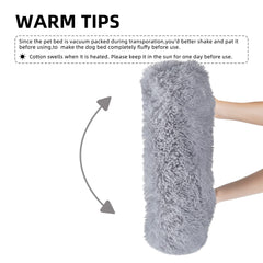 Soft Plush Washable Pet Bed for Kittens