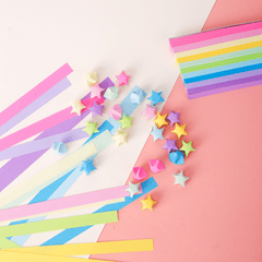 DIY Wishing Star Folding Paper Set 500 Strips
