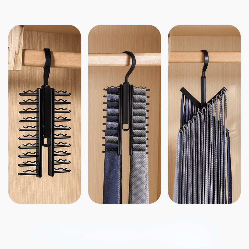 Tie Storage Rack Belt Organizer Multifunctional Tie Scarf Hanger