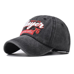 Outdoor Washed Cotton Sun Protection Embroidery Baseball Cap