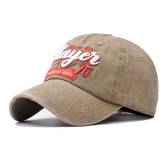 Outdoor Washed Cotton Sun Protection Embroidery Baseball Cap
