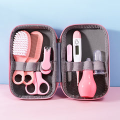 Baby Care Kit 8 Essential Hygiene Tools Zipper Bag