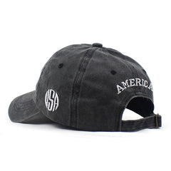 American Flag Sunscreen Peaked Cap for Outdoor Activities