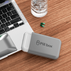 Portable Mini Medicine Storage Box Travel Moisture-proof Organizer