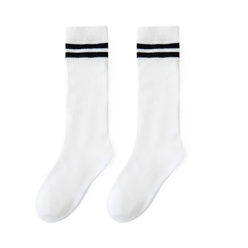 Kids Striped Soccer Stockings 2 Pairs