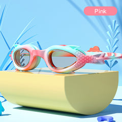 Children Swimming Goggles & Cap Set Waterproof Clear Vision for Boys and Girls