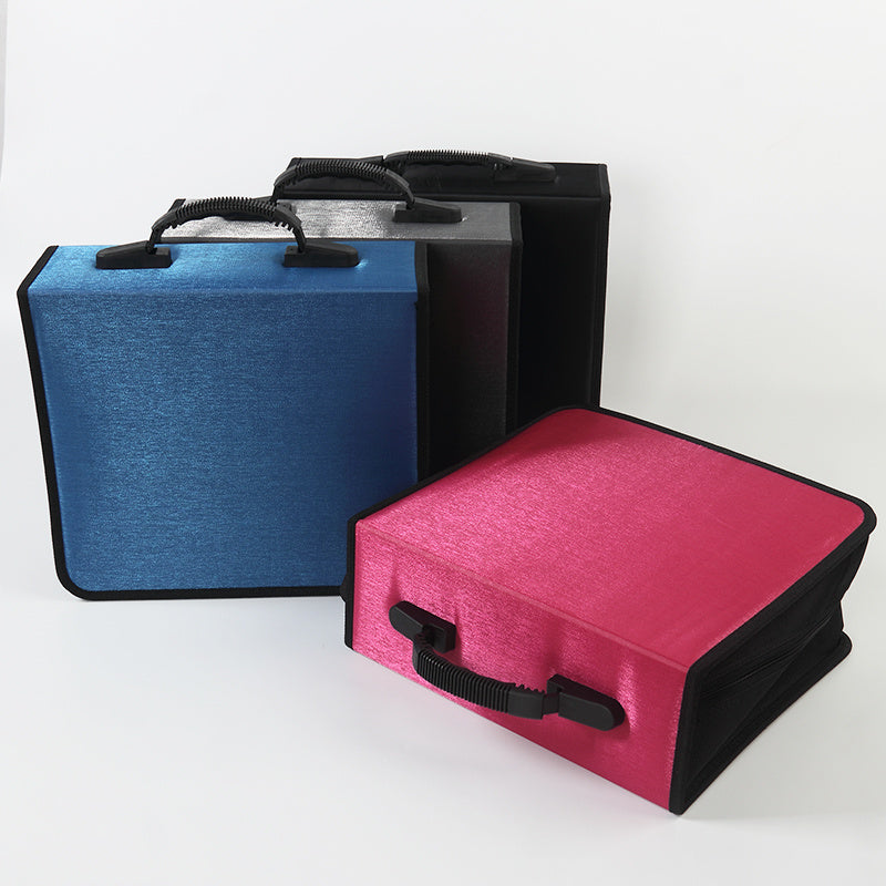 Large Capacity 240 400 Disc Portable CD DVD Storage Case