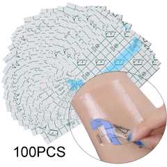 100PCS Outdoor Waterproof Tattoo Repair Film Adhesive Tape Plaster Sticker
