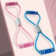 8 Shaped Exercise Resistance Rope Fitness Band for Stretching