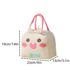 Kids Cartoon Lunch Bag Portable Insulated Lunch Tote Bag for School Work