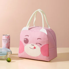 Kids Cartoon Lunch Bag Portable Insulated Lunch Tote Bag for School Work