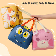 Kids Cartoon Lunch Bag Portable Insulated Lunch Tote Bag for School Work