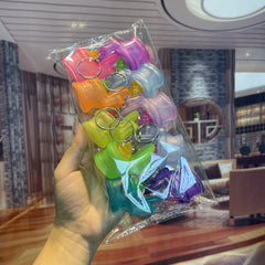10pcs Cartoon Toilet Keychain Backpack Bag Ornament Gift