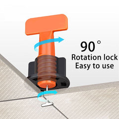 51pcs Reusable Tile Leveling Spacers & Wedge Kit for Floor Wall Tile