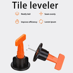 51pcs Reusable Tile Leveling Spacers & Wedge Kit for Floor Wall Tile