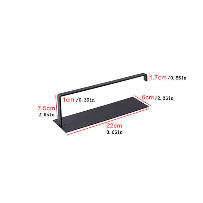Metal Kitchen Tissue Rack Under Cabinet Single Hand Operable Paper Towel Holder