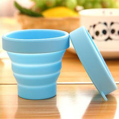 170ml Portable Silicone Folding Cup for Outdoor Sports Camping