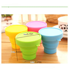 170ml Portable Silicone Folding Cup for Outdoor Sports Camping