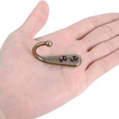 3pcs Wall Hooks Single Hook Bathroom Coat Hanger