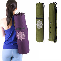 Canvas Yoga Mat Backpack- Stay Fit and Stylish