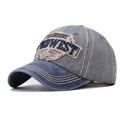 Men's Retro Embroidery Sunscreen Baseball Cap for Cycling Travel