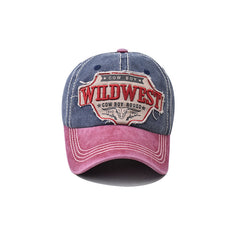 Men's Retro Embroidery Sunscreen Baseball Cap for Cycling Travel