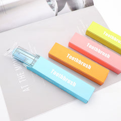1pc Folding Toothbrush Portable Travel Mini Soft Bristle Toothbrush