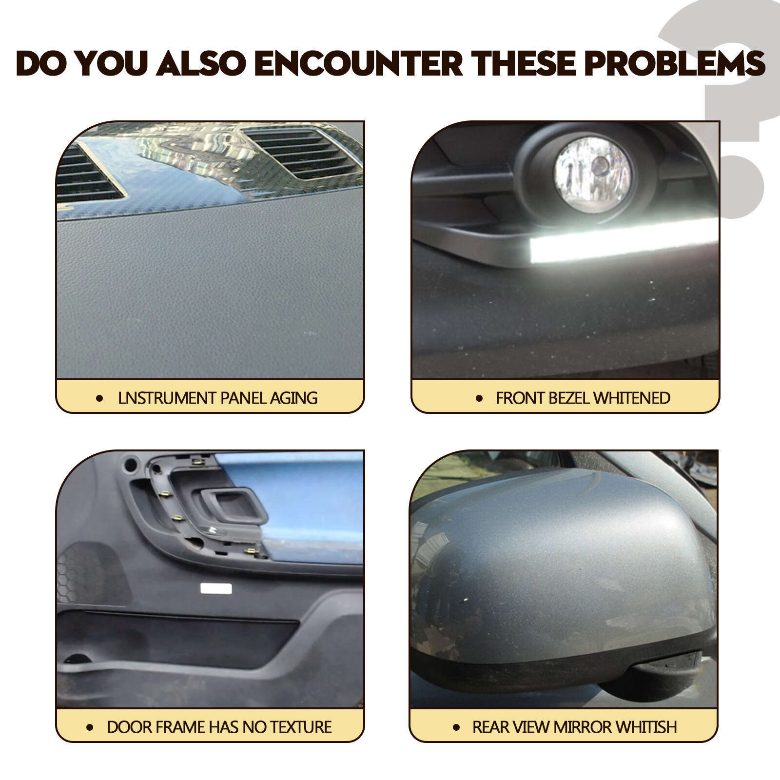 Car Interior Refurbishment Coating - Dashboard Seat Cleaning and Polishing