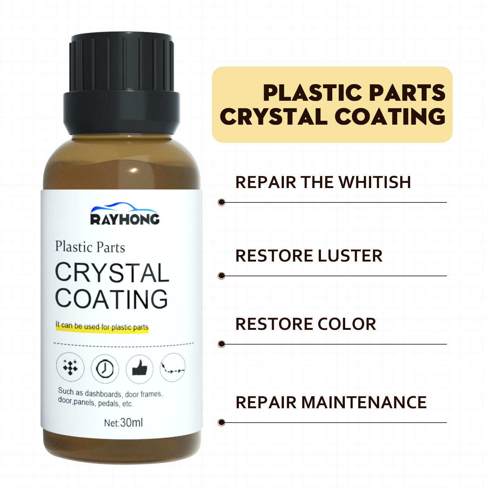 Car Interior Refurbishment Coating - Dashboard Seat Cleaning and Polishing