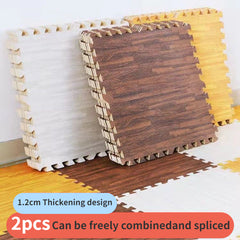 2pcs Jigsaw Mat Foam Floor Mat Splicing Climbing Mat for Living Room