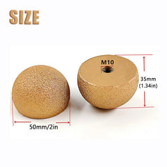 Diamond Brazed Round Grinding Head for Internal Arc Grinding Stones