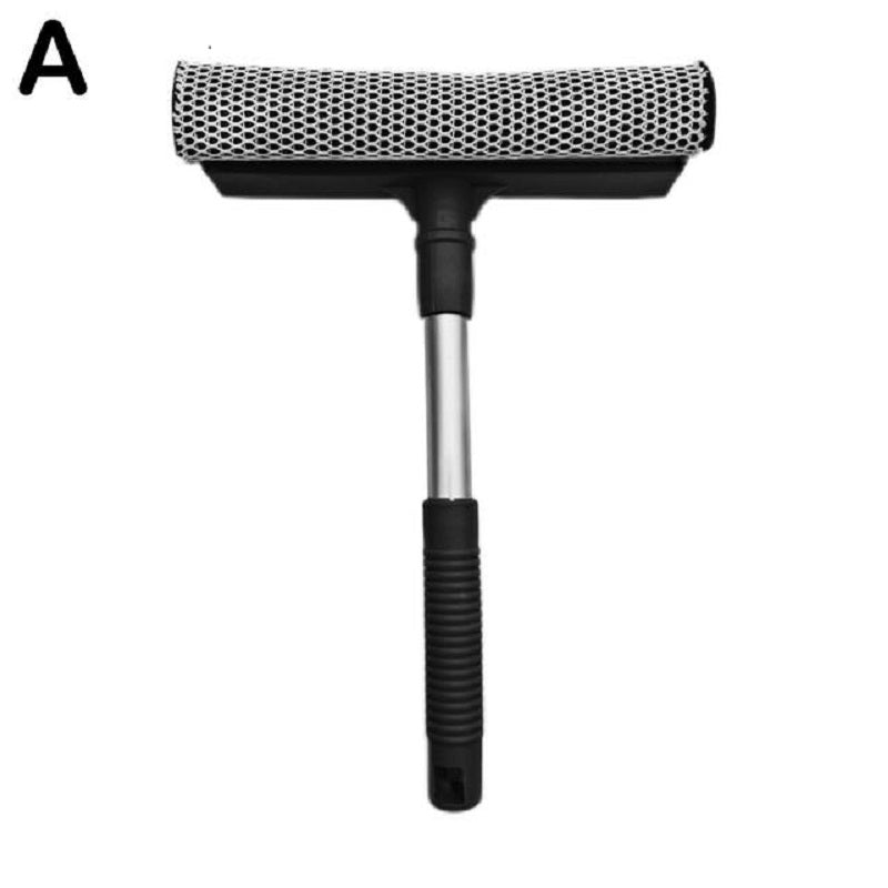 2 IN 1 Car Window Cleaning Brush Squeegee Scraper Wiper