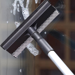 2 IN 1 Car Window Cleaning Brush Squeegee Scraper Wiper
