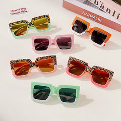 Baby Girl's Leopard Geometric Camouflage Sunglasses UV400