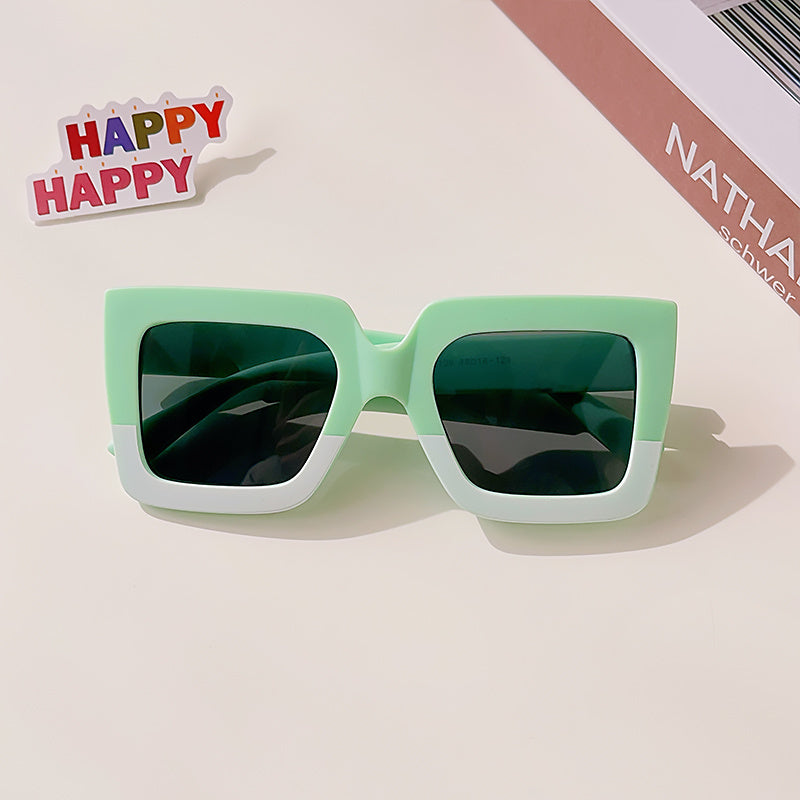 Baby Girl's Leopard Geometric Camouflage Sunglasses UV400
