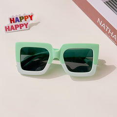Baby Girl's Leopard Geometric Camouflage Sunglasses UV400