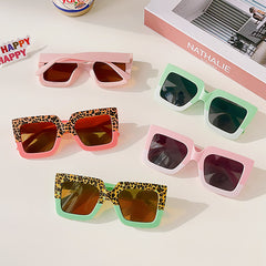Baby Girl's Leopard Geometric Camouflage Sunglasses UV400