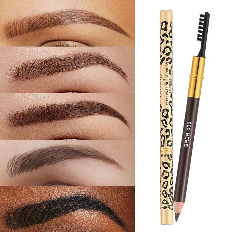 Dual Ended Waterproof Eyebrow Pencil with Brush