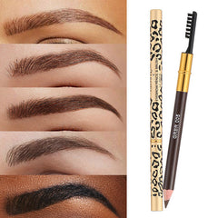 Dual Ended Waterproof Eyebrow Pencil with Brush