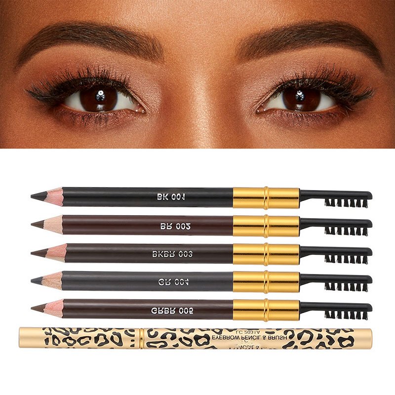 Dual Ended Waterproof Eyebrow Pencil with Brush