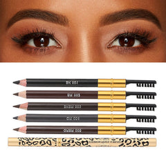 Dual Ended Waterproof Eyebrow Pencil with Brush
