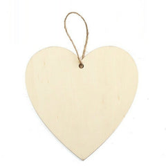 Wooden Heart Shaped Pet Memorial Ornament