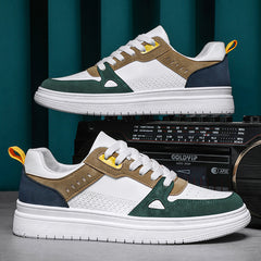 Men's Lace-up Skate Shoes with Traction and Breathability