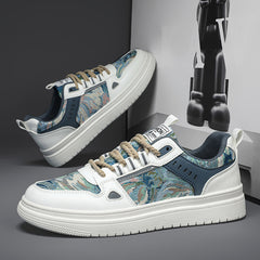 Men's Lace-up Skate Shoes with Traction and Breathability