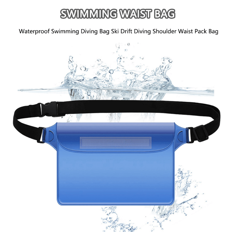 Waterproof PVC Diving Bag with Adjustable Strap and Phone Storage