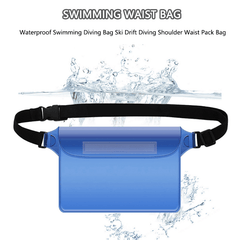 Waterproof PVC Diving Bag with Adjustable Strap and Phone Storage