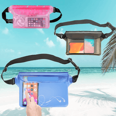Waterproof PVC Diving Bag with Adjustable Strap and Phone Storage