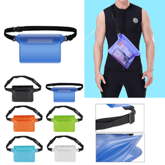 Waterproof PVC Diving Bag with Adjustable Strap and Phone Storage